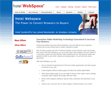 Tablet Screenshot of hotelwebspace.com